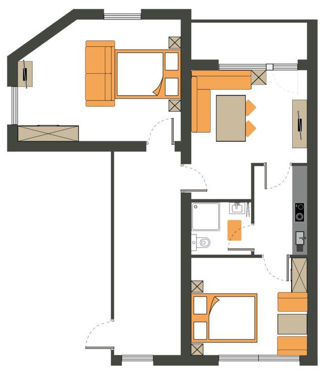 Apart Alpen Langenfeld Exterior photo